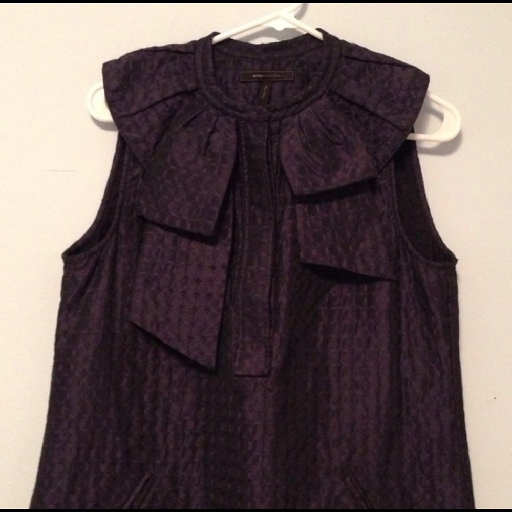 BCBG purple and black dress Medium